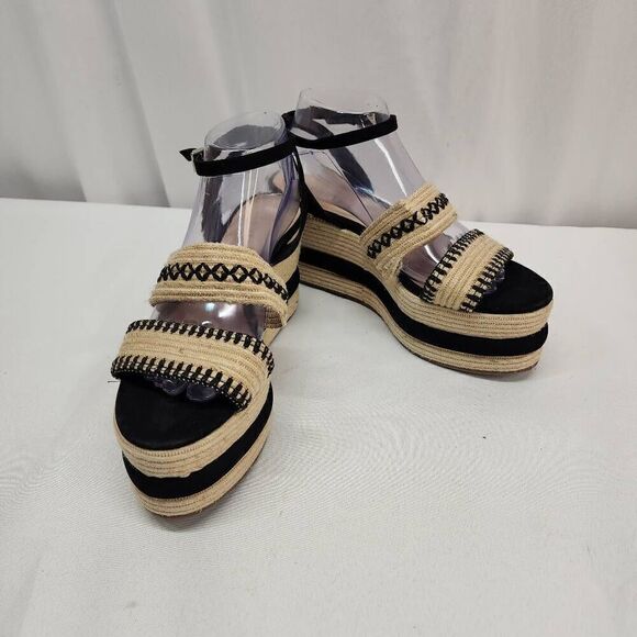 Schutz Size 10 Women's Denes Platform Espadrille Sandals P - Picture 2 of 13